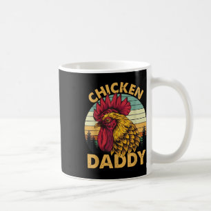 Hühnerpapa Vintage Hahn für Papa Bauer Vater Kaffeetasse