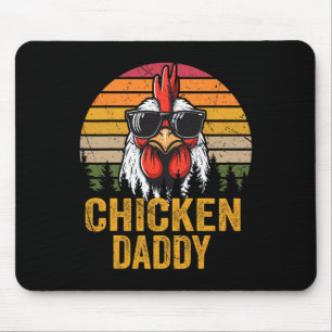 Hühnerpapa Vintage Hahn Für Papa Bauer Vatertag Mä Mousepad