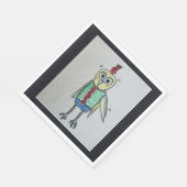 Hühnerpapier Napkin Serviette (Ecke)