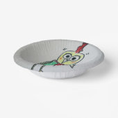 Hühnerpapier Pappteller (Gewinkelt)