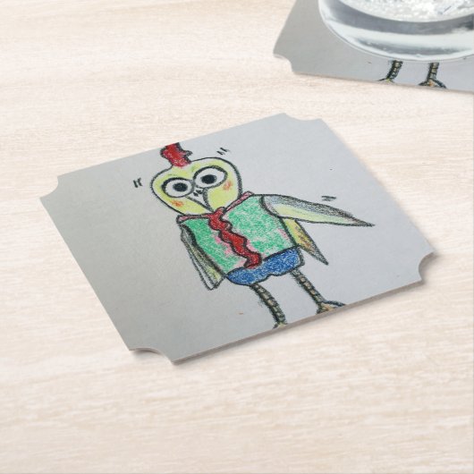 Hühnerpapier-Untersetzer Untersetzer (angewinkelt)