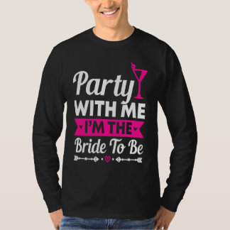 Hühnerparty Hochzeit Verheiratet Junggeselle Braut T-Shirt