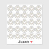 Hühnerpfropf Aufkleber (Blatt)