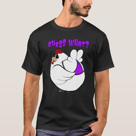Hühnerpopo T-Shirt (Vorderseite)