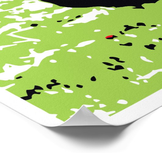 Hühnerposter Poster (Ecke)