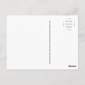 Hühnerpostkarten Postkarte (Rückseite)