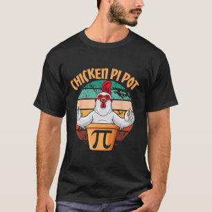 Hühnerpot Pi Apparel Pi Tag Vintag Retro Math T-Shirt