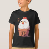 Hühnerpot Pi Day Männer Frauen Kinder Mathematikle T-Shirt (Vorderseite)