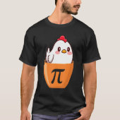 Hühnerpot-Pi-Kostüm, Math-Day-Mathematik-Kostüm T-Shirt (Vorderseite)