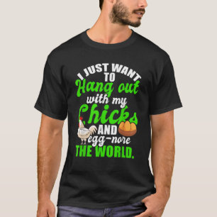 Hühnerpullet Wings Ei Geflügel T Shirt