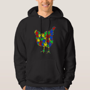 Hühnerpuzzle für Frauen Hoodie