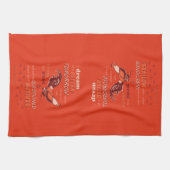 Hühnerquote Küchenhandtuch Geschirrtuch (Horizontal)