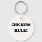Hühnerregelung Schlüsselanhänger (Vorderseite)