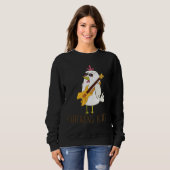 Hühnerrock Niedliches Hühnchen Sweatshirt (Vorne ganz)