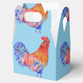 Hühnerrooster Boys Geburtstag individueller Name Geschenkschachtel (Geöffnet)
