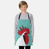Hühnerrooster Farm Tierkinder Schürze (Getragen)