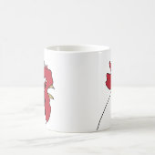 Hühnerrooster Kaffeetasse (Mittel)