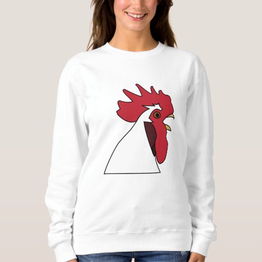 Hühnerrooster Sweatshirt (Vorderseite)