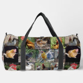 Hühnerroster-FotoCollage, Duffle Bag (Vorderseite)