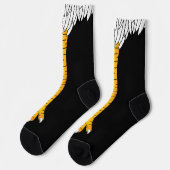 Hühnerschenkel Socken (Linkes Detail)