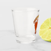 Hühnerschießglas Schnapsglas (Links)