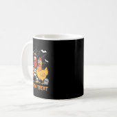 Hühnerskelett Küken Oder Behandle Bauer Lustig Hal Kaffeetasse (Vorderseite Links)