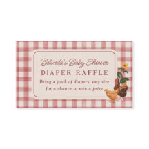 Hühnerstall Charmante Farm Dusche Windel Raffle