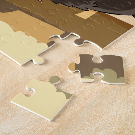 Hühnerstall-Ostereier Puzzle (Seite)