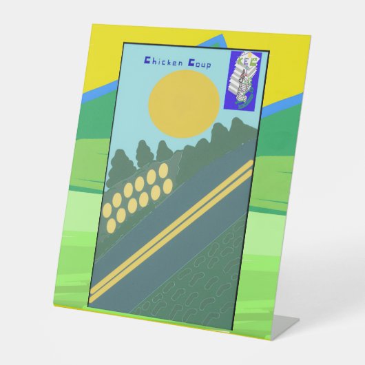 Hühnerstall  sockelschild (Vorderseite)