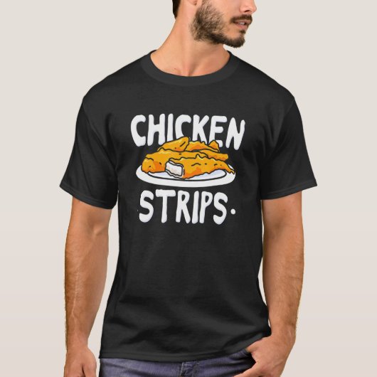Hühnerstreifen T-Shirt (Vorderseite)