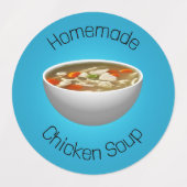 Hühnersuppe Etiketten (Design 2)