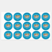 Hühnersuppe Etiketten (Blatt)