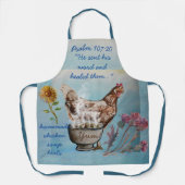 Hühnersuppe Heilschrift Schürze (Vorderseite)