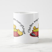 Hühnersuppe-Heilungen alle Spezialitäten-Tasse Jumbo-Tasse (Vorderseite)