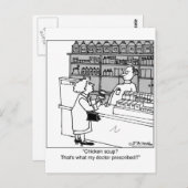 Hühnersuppe ist mein Rezept? Postkarte (Vorne/Hinten)