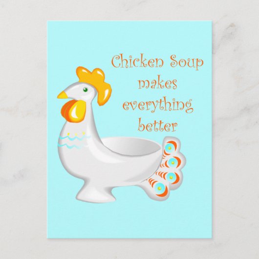 Hühnersuppe Postkarte (Vorderseite)