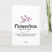 Hühnersuppe Valentine Feiertagskarte (Rückseite)