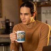 HühnerSurfer lernen fließend in der Sprache der Ge Kaffeetasse