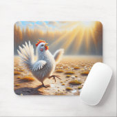 Hühnertanz im Sonnenschein Mousepad (Mit Mouse)
