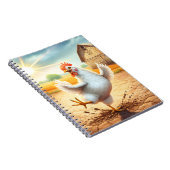 Hühnertanz in Barnyard Notizblock (Rechte Seite)