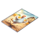 Hühnertanz in Barnyard Notizblock (Linke Seite)