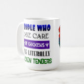 HühnerTenders - 15 oz. Tasse (Vorderseite Links)