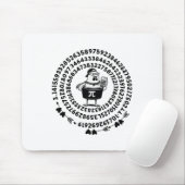Hühnertopf Fassungsvermögen Rechner Mathelehrer Pi Mousepad (Mit Mouse)
