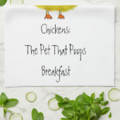 Hühnertuch Geschirrtuch (Gefaltet)