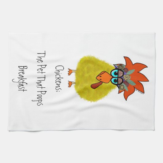 Hühnertuch Geschirrtuch (Horizontal)