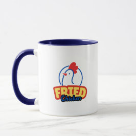 Hühnertypografie Tasse