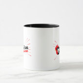 Hühnertypografie Tasse (Zentrum)