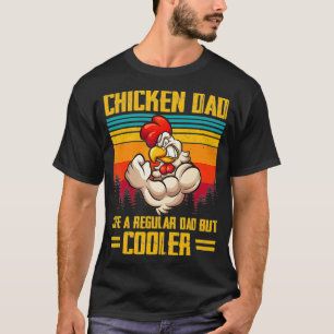 HühnerVater wie ein regelmäßiger Vater Bauer T-Shirt