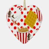 HühnerWaffeln Keramik Ornament (Rechts)