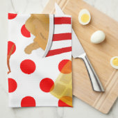 HühnerWaffeln Küchentuch (Viertel Falte)